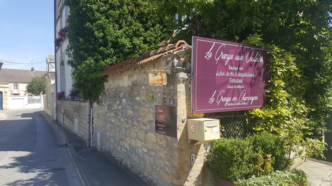 La Grange En Champagne Bed and Breakfast Hermonville Exteriör bild